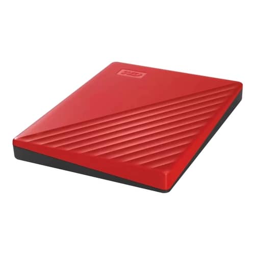 Disco duro portatil WD My Passport 1TB USB 3.2 Rojo