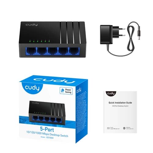 Switch Cudy 5 puertos Gigabit