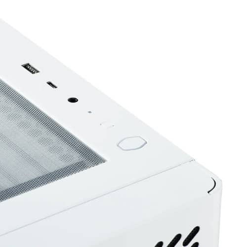 Gabinete Cooler Master Elite 502 White 3 Fans ARGB s/fuente