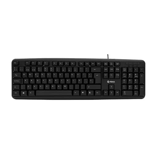 Combo Teclado y Mouse Teros TE-4062N USB Black