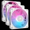 Kit de inicio de ventiladores CORSAIR iCUE LINK RX120 RGB 120 mm X3 blanco