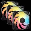 Kit de ventiladores CORSAIR flujo invertido RS120-R ARGB de 120 mm x3 negro