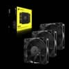 Kit de ventiladores CORSAIR PWM de 120 mm RS120 x3 negro