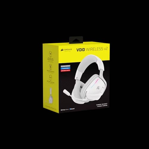 Auriculares gaming CORSAIR VOID WIRELESS v2, blanco