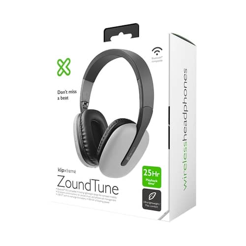 Auricular Klip Xtreme Vincha Inalámbrico 25Hs plegable púrpura