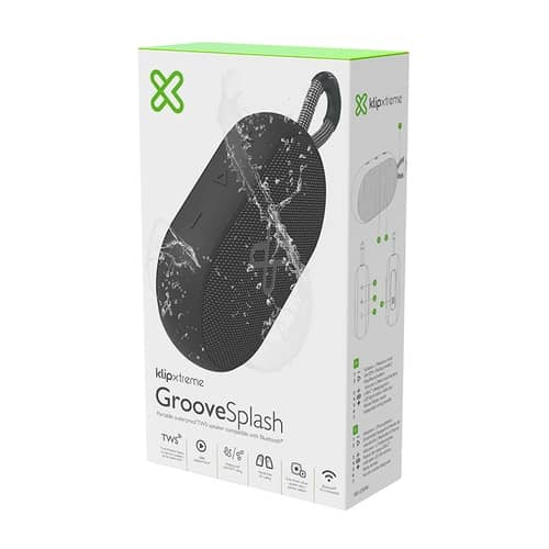 Parlante Klip Xtreme, Bluetooth, 6w, 12hs, IPX7, Negro
