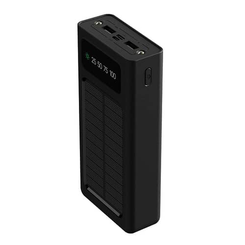 Power Xtech,20000 mAh,Panel solar, 6 salidas