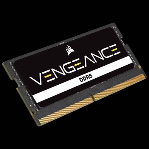 Memoria Ram SODIMM CORSAIR VENGEANCE 8GB DDR5 4800MHz CL40 1.1V Single Negro