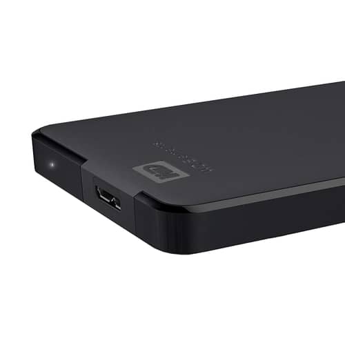 Disco Externo HDD WESTERN DIGITAL Elements 2TB USB 3.0 Tipo A Negro