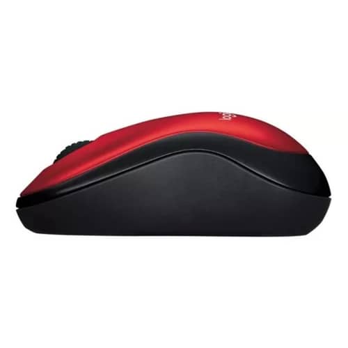 Mouse Inalámbrico LOGITECH M185 Rojo