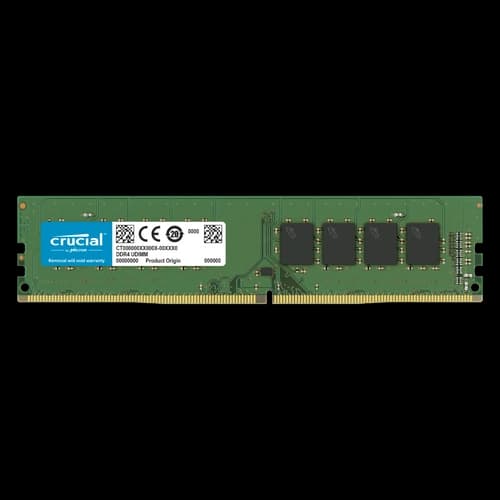 Memoria Ram UDIMM CRUCIAL CT 8GB DDR4 3200MHz CL22 1.20V Single Verde