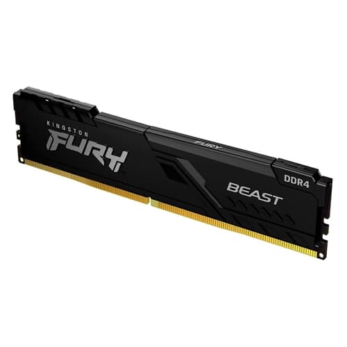 Memoria Ram UDIMM KINGSTON Fury Beast 8GB DDR4 3200MHz CL16 1.35V Single Negro