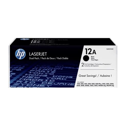 Tóner HP 12A Negro